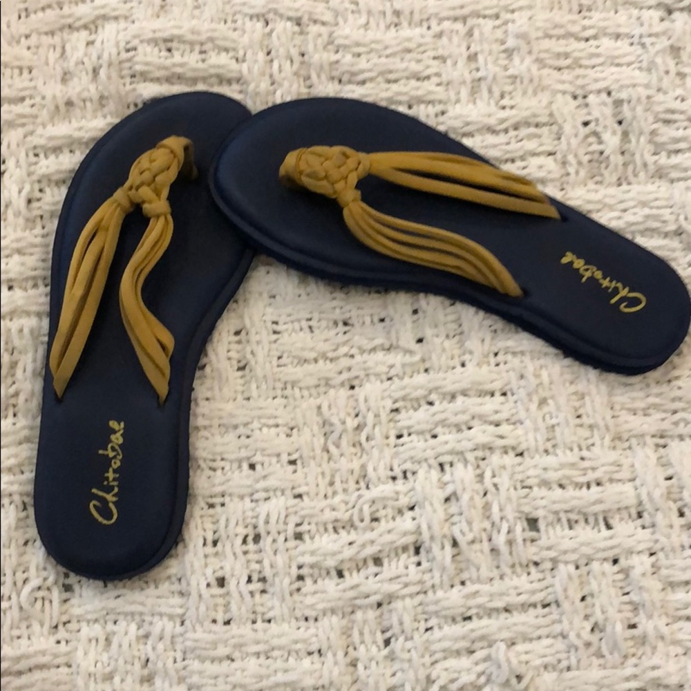 Mustard beach sandals